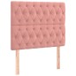 vidaXL Bettgestell mit Kopfteil Rosa 120x200 cm Samt vidaXL Bettgestell mit Kopfteil Rosa 120x200 cm Samt