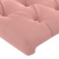 vidaXL Bettgestell mit Kopfteil Rosa 120x200 cm Samt vidaXL Bettgestell mit Kopfteil Rosa 120x200 cm Samt