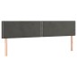 vidaXL Boxspringbett mit Matratze Dunkelgrau 180x200 cm Samt vidaXL Boxspringbett mit Matratze Dunkelgrau 180x200 cm Samt