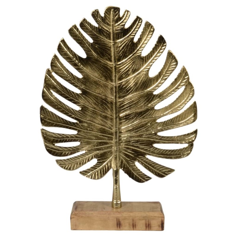 Lesli Living Dekoratives Blatt auf Ständer Gold Lesli Living Dekoratives Blatt auf Ständer Gold