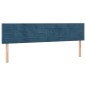 vidaXL Boxspringbett mit Matratze Dunkelblau 180x200 cm Samt vidaXL Boxspringbett mit Matratze Dunkelblau 180x200 cm Samt
