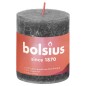 Bolsius Rustikale Stumpenkerzen Shine 4 Stk. 80x68 mm Sturmgrau Bolsius Rustikale Stumpenkerzen Shine 4 Stk. 80x68 mm Sturmgrau
