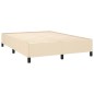 vidaXL Boxspringbett mit Matratze Creme 140x200 cm Stoff vidaXL Boxspringbett mit Matratze Creme 140x200 cm Stoff