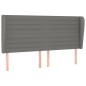 vidaXL Boxspringbett mit Matratze Dunkelgrau 200x200 cm Stoff vidaXL Boxspringbett mit Matratze Dunkelgrau 200x200 cm Stoff