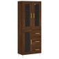vidaXL Highboard Braun Eichen-Optik 69,5x34x180 cm Holzwerkstoff vidaXL Highboard Braun Eichen-Optik 69,5x34x180 cm Holzwerkstoff