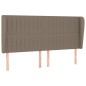 vidaXL Boxspringbett mit Matratze Taupe 160x200 cm Stoff vidaXL Boxspringbett mit Matratze Taupe 160x200 cm Stoff