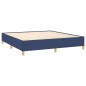 vidaXL Boxspringbett mit Matratze Blau 180x200 cm Stoff vidaXL Boxspringbett mit Matratze Blau 180x200 cm Stoff