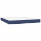 vidaXL Boxspringbett mit Matratze Blau 180x200 cm Stoff vidaXL Boxspringbett mit Matratze Blau 180x200 cm Stoff