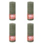 Bolsius Rustikale Stumpenkerzen Shine 4 Stk. 190x68 mm Olivgrün Bolsius Rustikale Stumpenkerzen Shine 4 Stk. 190x68 mm Olivgrün