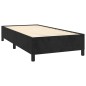 vidaXL Boxspringbett mit Matratze Schwarz 90x200 cm Samt vidaXL Boxspringbett mit Matratze Schwarz 90x200 cm Samt