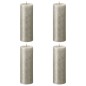 Bolsius Rustikale Stumpenkerzen Shimmer 4 Stk. 190x68 mm Champagner Bolsius Rustikale Stumpenkerzen Shimmer 4 Stk. 190x68 mm Champagner