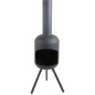 RedFire Gartenkamin mit BBQ-Grill Fuego Groß Schwarz RedFire Gartenkamin mit BBQ-Grill Fuego Groß Schwarz