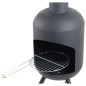RedFire Gartenkamin mit BBQ-Grill Fuego Groß Schwarz RedFire Gartenkamin mit BBQ-Grill Fuego Groß Schwarz