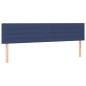 vidaXL Boxspringbett mit Matratze Blau 180x200 cm Stoff vidaXL Boxspringbett mit Matratze Blau 180x200 cm Stoff