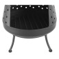RedFire Gartenkamin Napa Schwarz RedFire Gartenkamin Napa Schwarz