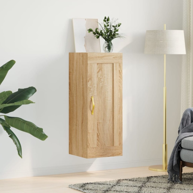 vidaXL Wandschrank Sonoma-Eiche 34,5x34x90 cm Holzwerkstoff vidaXL Wandschrank Sonoma-Eiche 34,5x34x90 cm Holzwerkstoff