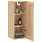 vidaXL Wandschrank Sonoma-Eiche 34,5x34x90 cm Holzwerkstoff vidaXL Wandschrank Sonoma-Eiche 34,5x34x90 cm Holzwerkstoff