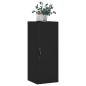 vidaXL Wandschrank Schwarz 34,5x34x90 cm Holzwerkstoff vidaXL Wandschrank Schwarz 34,5x34x90 cm Holzwerkstoff