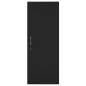 vidaXL Wandschrank Schwarz 34,5x34x90 cm Holzwerkstoff vidaXL Wandschrank Schwarz 34,5x34x90 cm Holzwerkstoff