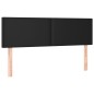 vidaXL Boxspringbett mit Matratze Schwarz 140x190 cm Kunstleder vidaXL Boxspringbett mit Matratze Schwarz 140x190 cm Kunstleder