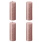 Bolsius Rustikale Stumpenkerzen Shimmer 4 Stk. 190x68 mm Rosa Bolsius Rustikale Stumpenkerzen Shimmer 4 Stk. 190x68 mm Rosa