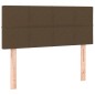 vidaXL Boxspringbett mit Matratze & LED Dunkelbraun 120x200 cm Stoff vidaXL Boxspringbett mit Matratze & LED Dunkelbraun 120x200 cm Stoff