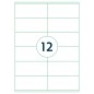 rillprint Selbstklebende Aufkleber Etiketten 105x48 mm 500 Blatt Weiß rillprint Selbstklebende Aufkleber Etiketten 105x48 mm 500 Blatt Weiß