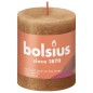 Bolsius Rustikale Stumpenkerzen Shine 4 Stk. 80x68 mm Gewürzbraun Bolsius Rustikale Stumpenkerzen Shine 4 Stk. 80x68 mm Gewürzbraun