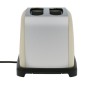 Mestic Toaster MBR-80 Retro 920 W Creme und Schwarz Mestic Toaster MBR-80 Retro 920 W Creme und Schwarz