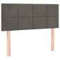 vidaXL Boxspringbett mit Matratze Dunkelgrau 90x190 cm Samt vidaXL Boxspringbett mit Matratze Dunkelgrau 90x190 cm Samt