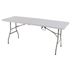 Lesli Living Partytisch Klappbar 180x70x74 cm Weiß