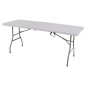 Lesli Living Partytisch Klappbar 180x70x74 cm Weiß Lesli Living Partytisch Klappbar 180x70x74 cm Weiß