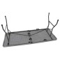 Lesli Living Partytisch Klappbar 180x70x74 cm Weiß Lesli Living Partytisch Klappbar 180x70x74 cm Weiß