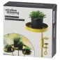 Esschert Design Blumentopfhalter mit Klemme Rund Golden S Esschert Design Blumentopfhalter mit Klemme Rund Golden S