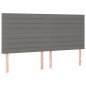 vidaXL Boxspringbett mit Matratze & LED Dunkelgrau 200x200 cm Stoff vidaXL Boxspringbett mit Matratze & LED Dunkelgrau 200x200 cm Stoff