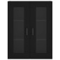 vidaXL Highboard Schwarz 69,5x34x180 cm Holzwerkstoff vidaXL Highboard Schwarz 69,5x34x180 cm Holzwerkstoff
