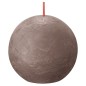 Bolsius Rustikale Kugelkerzen Shine 6 Stk. 76x71 mm Rustikales Taupe Bolsius Rustikale Kugelkerzen Shine 6 Stk. 76x71 mm Rustikales Taupe