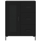 vidaXL Highboard Schwarz 69,5x34x180 cm Holzwerkstoff vidaXL Highboard Schwarz 69,5x34x180 cm Holzwerkstoff