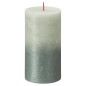 Bolsius Rustikale Stumpenkerzen 4 Stk. 130x68 mm Nebelgrün Oxidblau Bolsius Rustikale Stumpenkerzen 4 Stk. 130x68 mm Nebelgrün Oxidblau