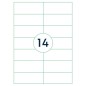 rillprint Selbstklebende Aufkleber Etiketten 105x42,4 mm 500 Blatt Weiß rillprint Selbstklebende Aufkleber Etiketten 105x42,4 mm 500 Blatt Weiß