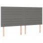 vidaXL Boxspringbett mit Matratze Dunkelgrau 200x200 cm Stoff vidaXL Boxspringbett mit Matratze Dunkelgrau 200x200 cm Stoff