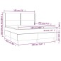 vidaXL Boxspringbett mit Matratze Schwarz 180x200 cm Kunstleder vidaXL Boxspringbett mit Matratze Schwarz 180x200 cm Kunstleder