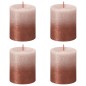 Bolsius Rustikale Stumpenkerzen 4 Stk. 80x68 mm Nebelrosa Bernstein Bolsius Rustikale Stumpenkerzen 4 Stk. 80x68 mm Nebelrosa Bernstein