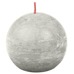 Bolsius Rustikale Kugelkerzen Shine 6 Stk. 76x71 mm Sandgrau