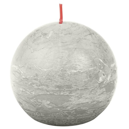 Bolsius Rustikale Kugelkerzen Shine 6 Stk. 76x71 mm Sandgrau