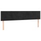 vidaXL Boxspringbett mit Matratze & LED Schwarz 180x200 cm Samt vidaXL Boxspringbett mit Matratze & LED Schwarz 180x200 cm Samt