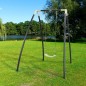 AXI Einzelschaukel Metall 210x140x217 cm Schwarz AXI Einzelschaukel Metall 210x140x217 cm Schwarz