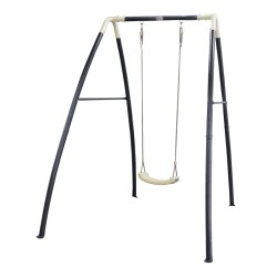 AXI Einzelschaukel Metall 210x140x217 cm Schwarz