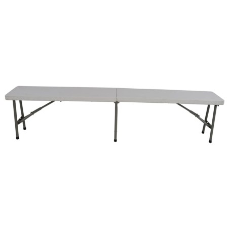 Lesli Living Klappbare Bank 183x30x43 cm Weiß