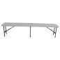 Lesli Living Klappbare Bank 183x30x43 cm Weiß Lesli Living Klappbare Bank 183x30x43 cm Weiß
